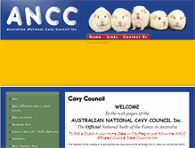 Tablet Screenshot of cavycouncil.org.au
